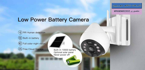 دوربین مداربسته سیم کارت خور باتری خور شارژی متصل به گوشی ❤️
